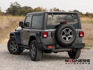 Jeep Wrangler JL Side Steps - Nerf Steps - Rough Country - 2 Door Jeep Wrangler JL Side Steps - Nerf Steps - Rough Country - 2 Door